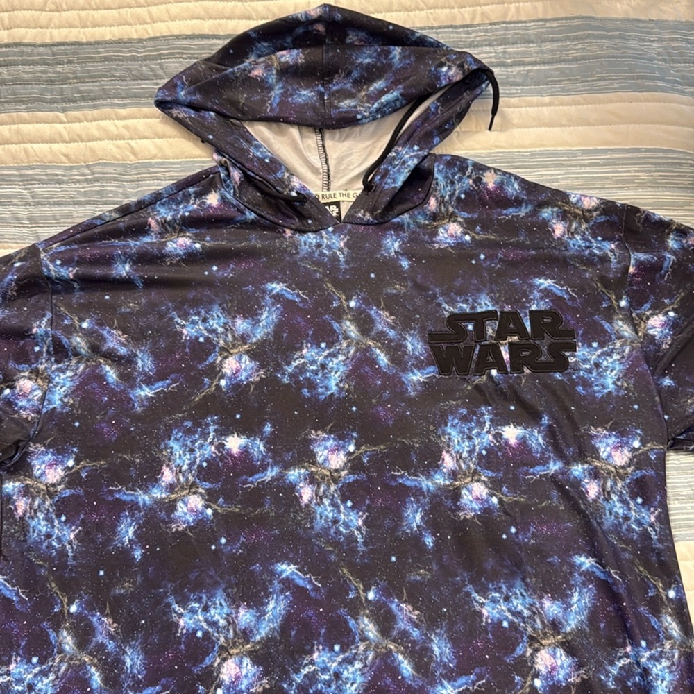 Star Wars Galaxy Hooded Long Sleeve Shirt